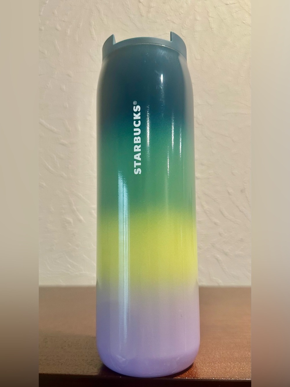 Starbucks Ombre Bottle in Teal, Lime & Lavender